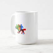 アメリカンフットボール |マクラシックグ#15 コーヒーマグカップ (正面左)