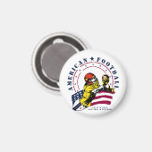 アメリカンフットボール マグネット (正面/裏面)