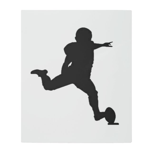 アメリカンフットボール メタルプリント (正面)