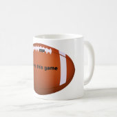アメリカンフットボール:私はこのゲームが大好き コーヒーマグカップ (正面右)