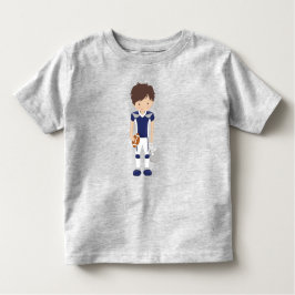 アメリカンフットボール, 茶色の髪, かわいい少年, ラグビー トドラーTシャツ