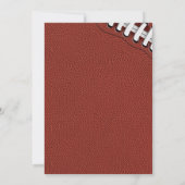 アメリカンフットボール 誕生日 写真 サンクス カード (裏面)