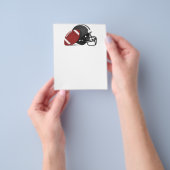 アメリカンフットボール–155961アメリカンフットボールのフットバ チラシ (手)
