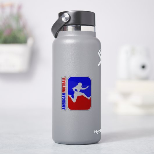 アメリカンフットボール | 3"x 3" – 光沢（透明） シール (HydroFlask)