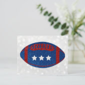 アメリカンフットボール 7月4日 グリッター ポストカード (スタンド正面)