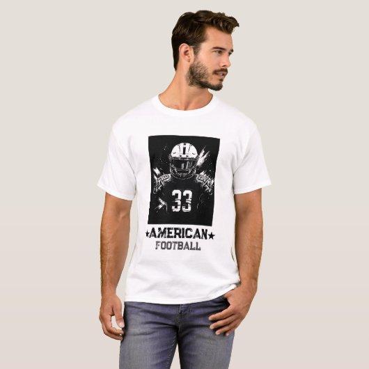 アメリカンフットボール Tシャツ (正面フル)