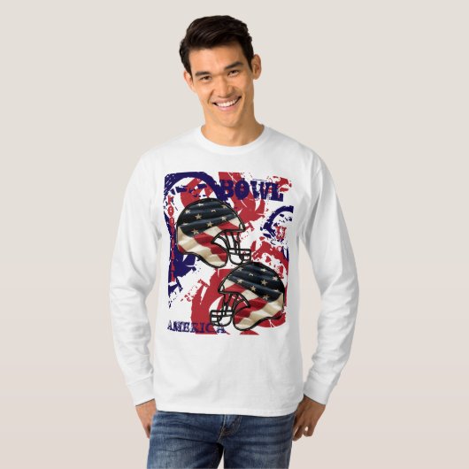 アメリカンフットボール Tシャツ (正面フル)