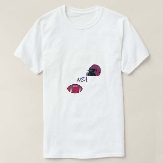 アメリカンフットボール Tシャツ (デザイン正面)