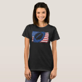 アメリカンフットボールFlag_1 Tシャツ (正面フル)