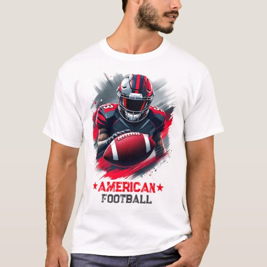 アメリカンフットボールTシャツ Tシャツ (正面)