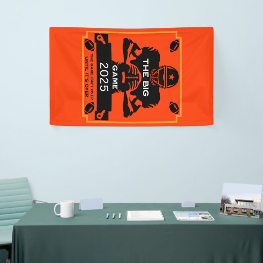 アメリカンフットボールTVウォッチパーティー 横断幕 (トレードショー)