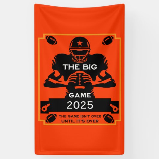 アメリカンフットボールTVウォッチパーティー 横断幕 (縦)