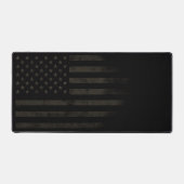 アメリカンフラグダークデザートセピア軍隊デスクマット デスクマット (正面)