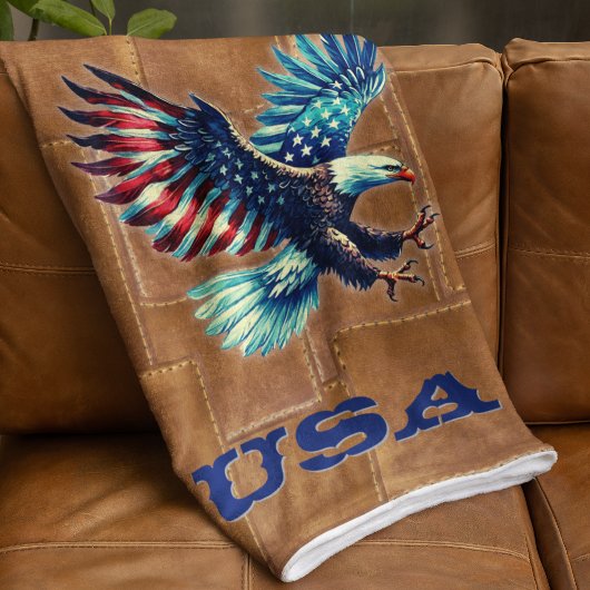 アメリカンフラッグイーグル素朴シェルパブランケット シェルパブランケット