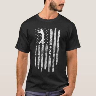 アメリカンフラッグゴルフ服ゴルファーヴィンテージゴルフ Tシャツ