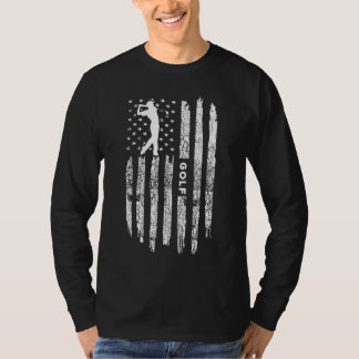アメリカンフラッグゴルフ服ゴルファーヴィンテージゴルフ Tシャツ