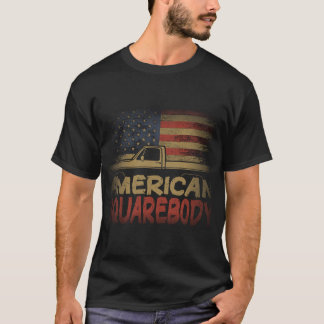 アメリカンフラッグスクエア体- American Squarebody Tr Tシャツ