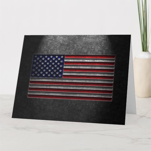 アメリカンフラッグストーンのテクスチャ カード (正面)