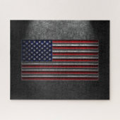 アメリカンフラッグストーンのテクスチャ ジグソーパズル (横)