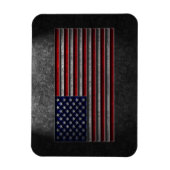 アメリカンフラッグストーンのテクスチャ マグネット (縦)