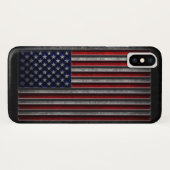 アメリカンフラッグストーンのテクスチャ Case-Mate iPhoneケース (裏面(横))