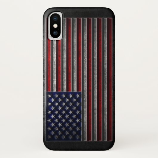 アメリカンフラッグストーンのテクスチャ Case-Mate iPhoneケース (裏面)
