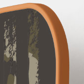 アメリカンフラッグビッグフートボトムランド迷彩柄 ピックルボールラケット (左詳細)