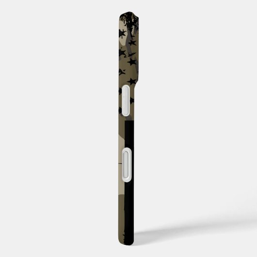 アメリカンフラッグビッグフートボトムランド迷彩柄 Case-Mate iPhoneケース (裏面 / 右)