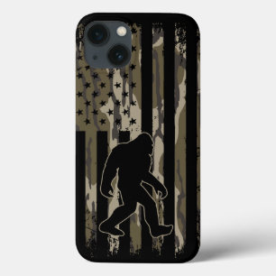 アメリカンフラッグビッグフートボトムランド迷彩柄 iPhone 13ケース