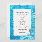 アメリカンフラッグボールプールパーティー 招待状 (裏面)