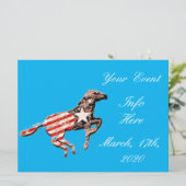 アメリカンフラッグランニングホースThunder_Cove (スタンド正面)