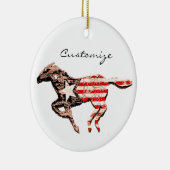 アメリカンフラッグランニングホースThunder_Cove セラミックオーナメント (右)