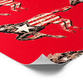 アメリカンフラッグランニングホースThunder_Cove ポスター (角)