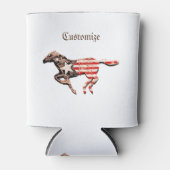 アメリカンフラッグランニングホースThunder_Cove 缶クーラー (正面)