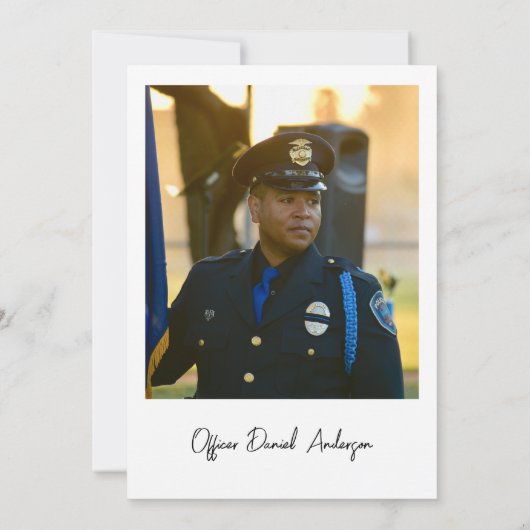 アメリカンフラッグ卒業パーティー招待状 招待状 (裏面)