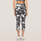 アメリカンフラッグ軍隊冬迷彩柄 カプリレギンス (裏面)