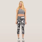 アメリカンフラッグ軍隊冬迷彩柄 カプリレギンス (正面)