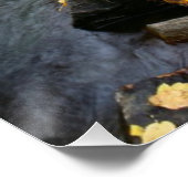 アメリカンフランニングォークキャニオンを通る川の渓谷 ポスター (コーナー)