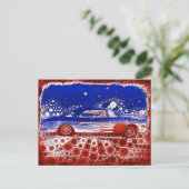 アメリカンフラームクラシックハガキ ポストカード (スタンド正面)