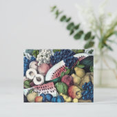 アメリカンフルーツヴィンテージイラストレーション ポストカード (スタンド正面)