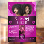 アメリカンブラックビューティーサロン フロントをカスタマイズ ウィンドウサイン (シート2)