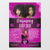 アメリカンブラックビューティーサロン フロントをカスタマイズ ウィンドウサイン (シート)