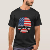 アメリカンブラックベルト空手ブラジル柔術柔術柔術 Tシャツ (正面)