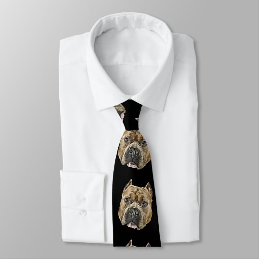 アメリカンブリーピットブルの犬のネクタイ ネクタイ (タイ)