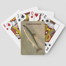 アメリカンブルックマス魚ヴィンテージ魚釣りアート