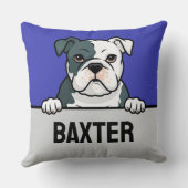 アメリカンブルドッグカスタム愛犬家 クッション (裏面)