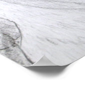 アメリカンブルドッグペットポートレートアートペンシルスケッチ ポスター (角)