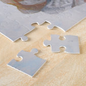 アメリカンブルドッグペ芸術的ットポートレート ジグソーパズル (側面)