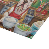 アメリカンブルドッグホリデーベーキング:フェスティバルクリスマス カッティングボード (角)