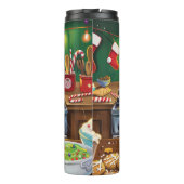 アメリカンブルドッグホリデーベーキング:フェスティバルクリスマス タンブラー (裏面)